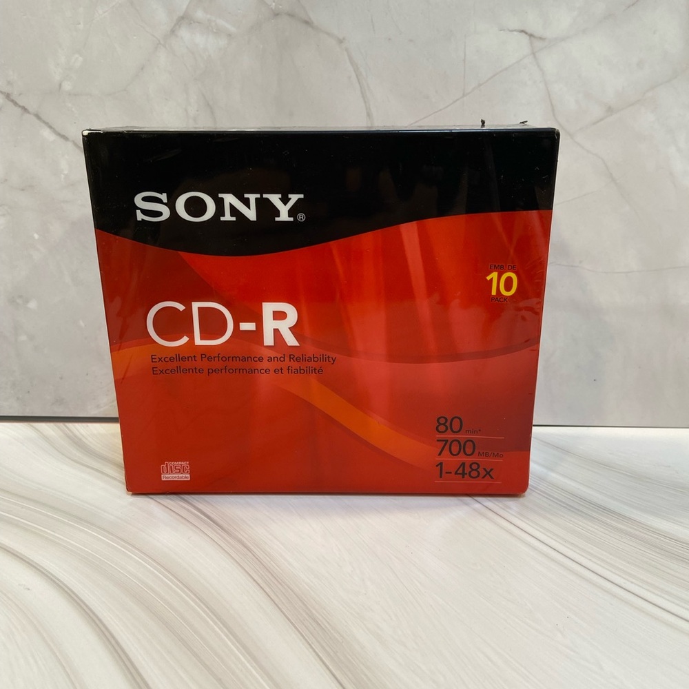 Sony CD-R 10 pack, 80 min, 700 MB
